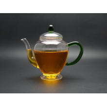 Glass Cover Glass Teapot Water Coffee Tea Pot with Handle